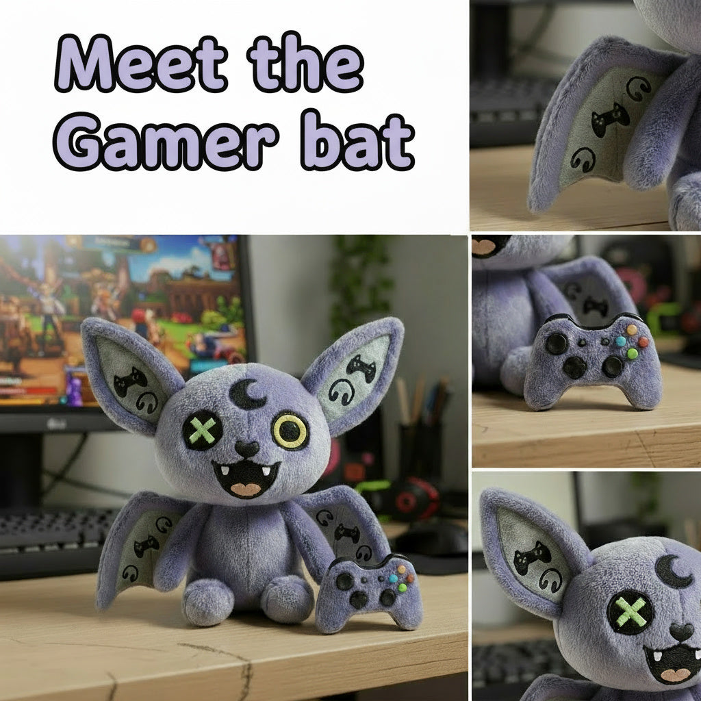 Gamer Bat Plushie